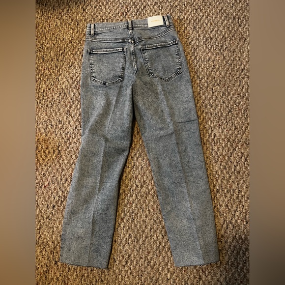 Express high rise straight ankle jeans - Picture 2 of 2